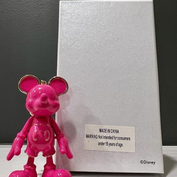 Disney X Baublebar Pink Keychain/Bag Charm - Picture 3 of 7